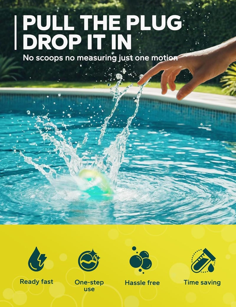 POOLHACKER Pool Winterizing Kit for Above Ground & Inground Pools – Long-Lasting Pool Closing Kit Supports Seasonal Care, Covers Up to 30,000 Gallons - Image 5